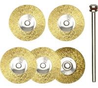 Set de 5 brosses rondes en Laiton Proxxon Micromot 28962