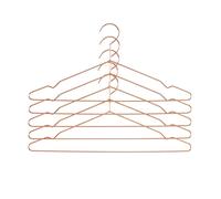 HAY Set de 5 cintres Hang cuivre lxH 42x20cm