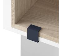 Muuto Clips Mini stacked 2.0. paquet de 5 Bleu nuit