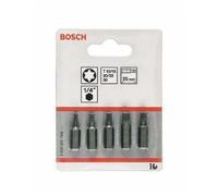 Set de 5 embouts de vissage Torx extra-dure T10 T15 T20 T25 T30 L 25 mm Bosch 2607001768