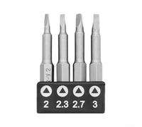 Set de 5 Embouts Spéciaux, Triangle Y U, 50mm(:triangle) | Pour Réparation Électroménager, Embouts Spéciaux, pour idéal Bricoleurs, Acier Résistant, 50mm de Long