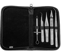 set de 5 extracteurs de tiques en acier inoxydable & pincettes à échardes | Pincettes de premiers secours