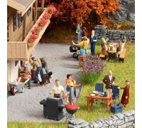 Set de 5 figurines + accesoires thème Barbecue - NOCH 16200 - HO 1/87