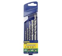 Set de 5 forets béton MASONRY Ø4, 5, 6, 8, 10mm