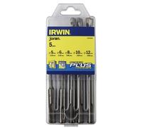 Set de 5 forets béton SDS+ Ø5, 6, 8, 10, 12 x 160mm