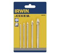 Set de 5 forets verre et céramique 4/5/6/8/10 mm de Irwin10507912
