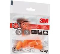 Set de 5 paires de bouchons d'oreilles 3M Jetables G