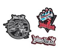 Erik Set de 3 patchs thermocollants Judas Priest pour tissus, métal et gadgets