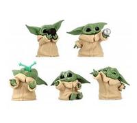 Set de 5 pièces Figurines Star Wars The Mandalorian The Child bébé Yoda 5 cm G
