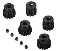 Set de 5 Pignons 11T-12T-13T-14T-15T M1 Pour Moteurs Brushless RC 1:8 Monster/Buggy/Truck En Métal Durable, Pour Modélisme, Noir Noir G