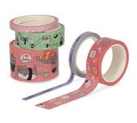 Set de 5 rubans adhésifs en papier Legami Kitty Multicolore G