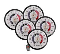 Set de 5 thermomètres pour réfrigérateur et congélateur Lantelme - Mesure précise de -50 à +50 °C, montage adhésif, réglable et durable