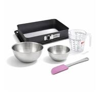 Set de 5 ustensiles de pâtisserie moule à gâteaux 2 bols spatule pâtisserie et verre doseur Zenker Deluxe