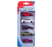 Set de 5 voitures Majorette Modèle aléatoire Multicolore
