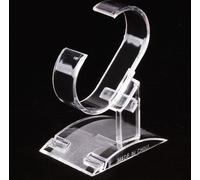 set de 50 présentoirs de montres, support d'exposition de montres en plastique, support de montres en acrylique transparent pour montre ou bracelet, présentoir de montres, support de bracelet, présent