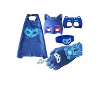 Set de 5pcs costume Pyjamasques pour enfant déguisement cosplay super heros - YOYO Bleu
