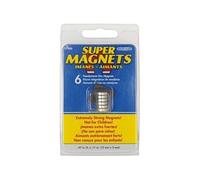 Generique Ensemble d'aimants Néodyme 12 x 3 mm rond acier inoxydable 6 pièces