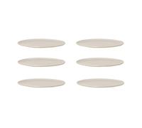Set de 6 assiette Flow L H x Ø 1.5x27cm