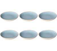 Set de 6 assiettes creuses Concerto Fuze Azzurro 21 cm