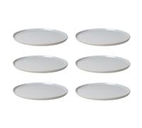 Set de 6 assiettes Sablo Ø26cm H 1.3cm / Ø 26cm