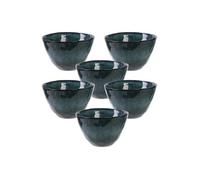 AltoBuy Set de 6 Bols 55cl en céramique au grés du Temps Bleu - Galet