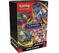 Set de 6 Boosters Carte à collectionner Pokémon ME02 Méga-Évolution Flammes Fantasmagoriques - Français