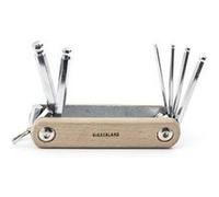 Set de 6 clés hexagonales à tête sphériques Kikkerland Marron et Gris G