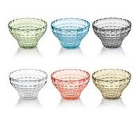 6 Coupelles Assortis Tiffany Plastique 30 Cl - Ts
