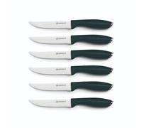 Set de 6 couteaux à steak en acier noir - "Lumin" Laguiole Cuisson
