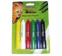 Set De 6 Crayons De Maquillage De Couleurs Pour Visage Alpino (Taille Sans Taille)