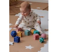 VERTBAUDET Set de 6 Cubes et 4 balles sensorielles Multicolore TU
