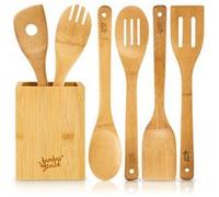 Klarstein Ensemble de cuillères de cuisine avec boîte de rangement