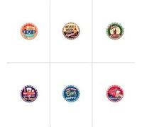 Set de 6 dessous de verre Beer 11 cm Table passion