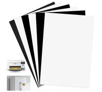 Set de 6 Feuilles Papier Aimanté, 15CM x 21CM Papier Imprimable Magnétique, Format A5 Blanc Magnétiques Imprimables, Film Magnétique, Feuille Magnétique Blanche pour Imprimante à Jet d'encre