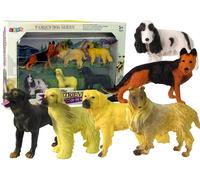 Set de 6 figurines de chiens de race Chiens célèbres du monde
