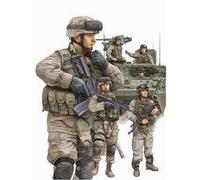 Set De 6 Figurines Us Infantry Et Équipage De Blindé - Irak 2009