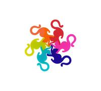 Set de 6 marqueurs de verre - Happy Markers Animaux
