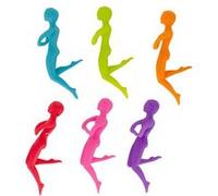 Set de 6 marqueurs de verre - Happy Markers Figurine Diva - Pylones Diva G