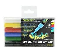 Set de 6 marqueurs graph'it shake fine basic colors - graph it Multicolore - assort. G