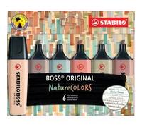 Set de 6 marqueurs Stabilo Nature Colors Multicolore G