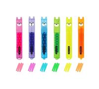 Legami – Lot de 6 mini-surligneurs Teddy's Mood – Pack de 1