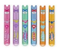 Legami - Lot de 6 mini surligneurs - Teddy's Superpower