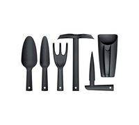 Set de 6 outils à main Prosperplast Respana Gardening en couleur anthracite