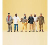 Set de 6 personnages "passants"-G 1/22.5-PREISER 45156
