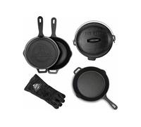 Kit 6 accessoires de cuisson en fonte pour le barbecue Pit Boss
