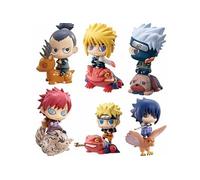 Set de 6 pièces Figurines Naruto Namikaze Kakashi Sasuke Nara Gaara 6 cm
