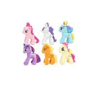 Set de 6 pièces Peluche My Little Pony Fluttershy Rainbow Dush AppleJack 30 cm