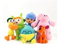 Set de 6 pièces Peluche Pocoyo 16-30 cm