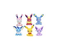 Set de 6 pièces Poupées Delicate Pokémon Pikachu Evoli Flareon Sylveon Jouets pour enfants cadeaux de Noël 20 cm