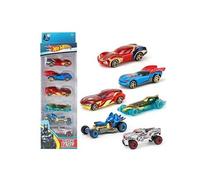 Set de 6 Pièces Véhicule Justice League Jeu Enfant 7x3.3x2cm